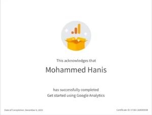 Google Analytics proficiency badge, essential for the best digital marketer.